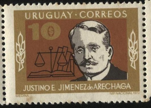 Jurisconsultos del Uruguay. Justino E. Jiménez de Aréchaga 1883-1927.