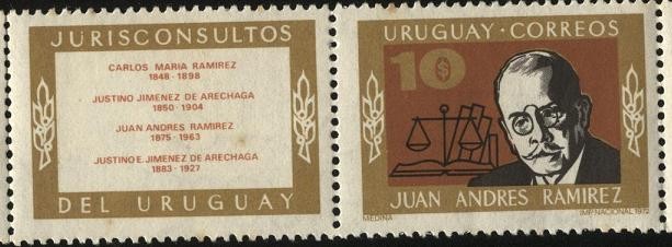 FFFF Jurisconsultos del Uruguay. Juan Andrés Ramírez 1875-1963.