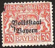 BAYERN - DIENSTMARKE