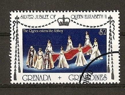 25 Aniversario de la Coronacion de Isabel II de Inglaterra.