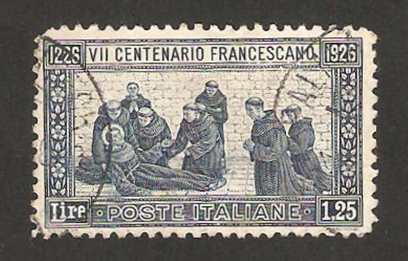 VII centº de la muerte de san francisco de asis