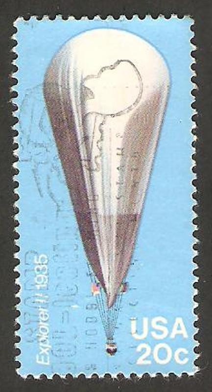 Globo aerostático de helio Explored II de 1935