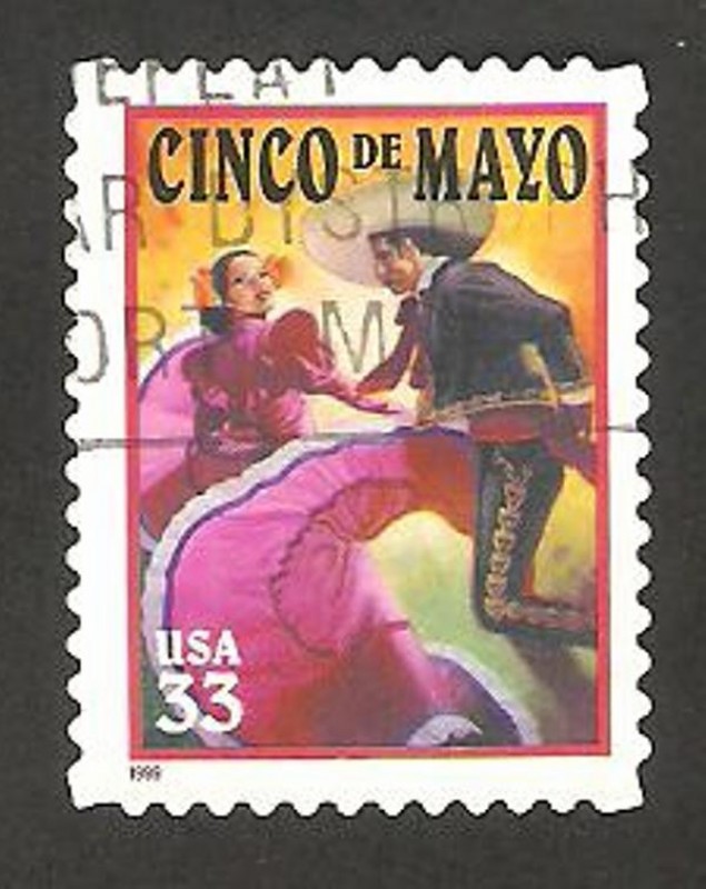 Fiesta cinco de mayo, de origen mexicano