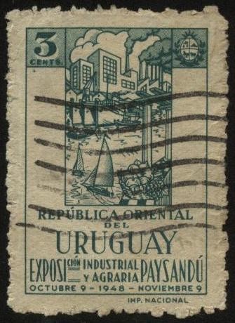 Exposición industrial y agraria en la ciudad de Paysandú año 1948.