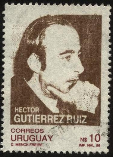 Héctor Gutiérrez Ruiz. Político y luchador social, asesinado en Buenos Aires.