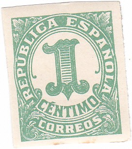 Cifra I Centimo. Republica Española