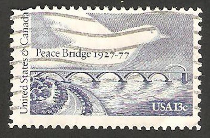1169 - 50 anivº del Puente de La Paz entre USA y Canadá
