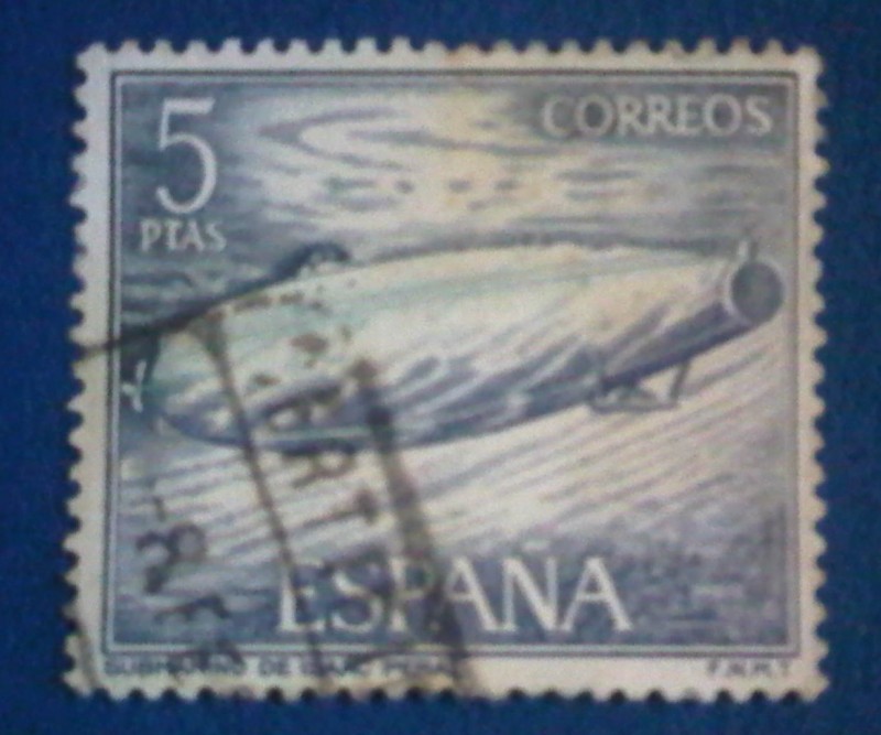 Homenaje a la Marina Española.Submarino Isaac Peral .Ed: 1610