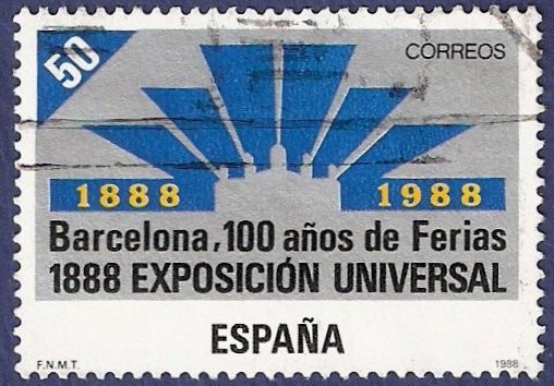 Edifil 2951 Exposición universal de Barcelona 50