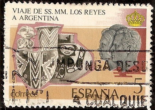 Viaje de SS.MM. los Reyes a Hispanoamérica - Cerámica calchaqui