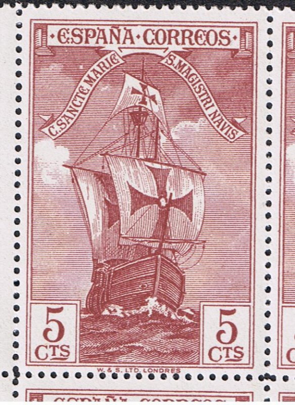 Edifil  534  Descubrimiento de América.  
