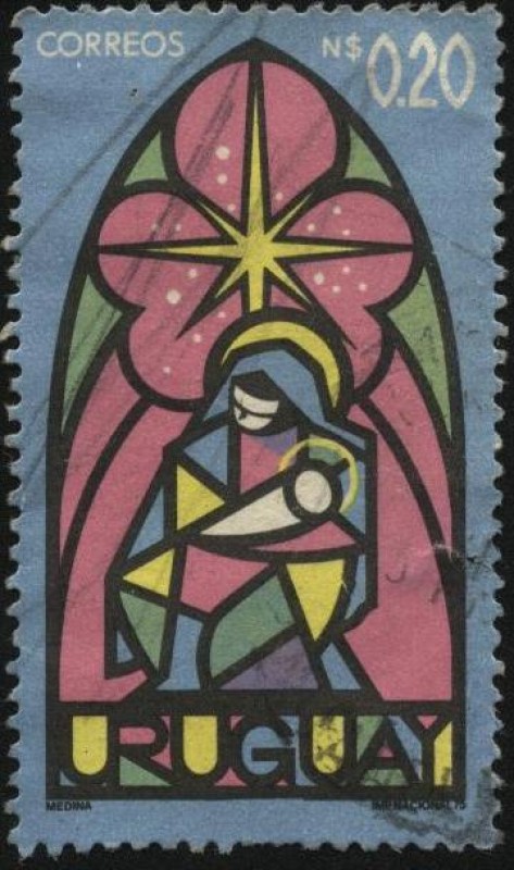 Navidad. María y el niño Jesús.