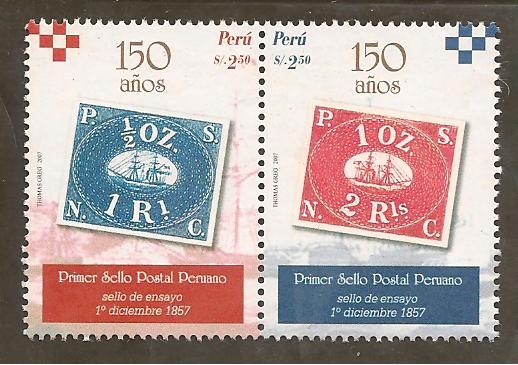 150 Años del Primer Sello Postal Peruano