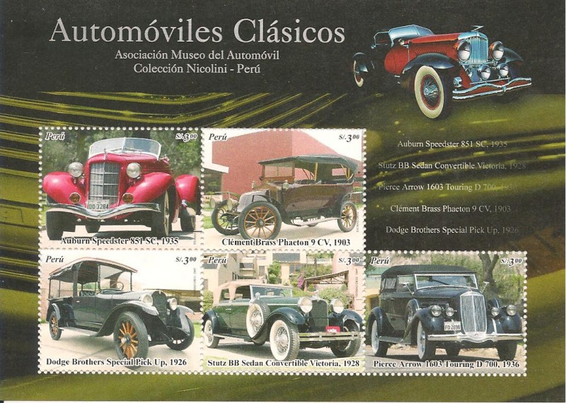 Automóviles Clásicos   Colección Nicolini   Perú