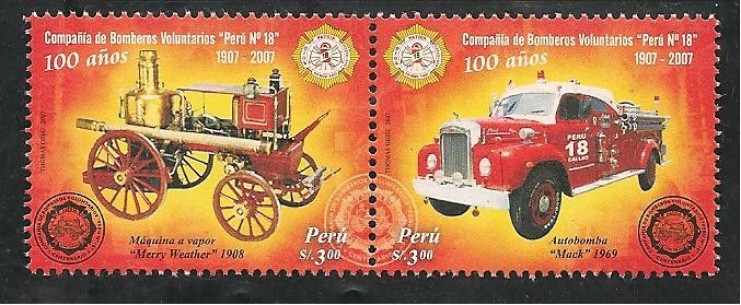 100 Años de la Compañía de Bomberos Voluntarios del Perú No. 18