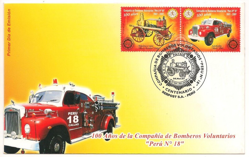 100 Años de la Compañía de Bomberos Voluntarios Perú No. 18