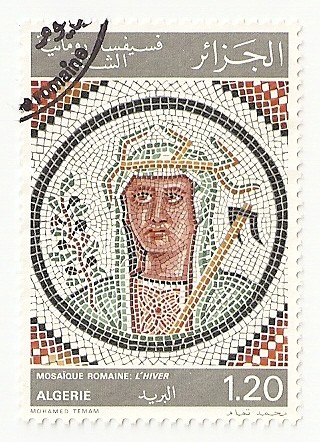 mosaico romano ' El invierno'