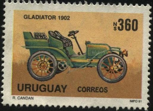 Autos antiguos. Gladiator de 1902. 