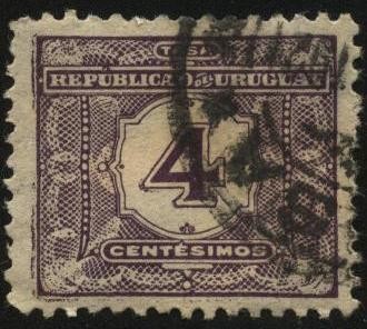 Timbre tasa. 1902 4 centésimos