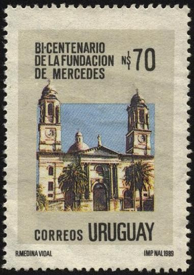 200 años de la fundación de la ciudad de Mercedes capital del departamento de Soriano. Catedral Nues