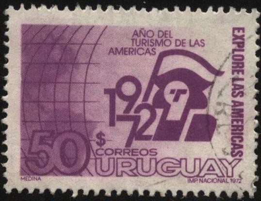 Explore las Américas. 1972 año del turismo de la Américas.