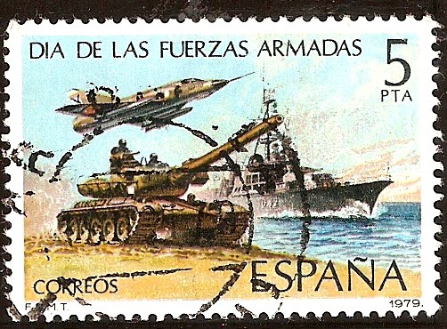 Día de las Fuerzas Armadas - Composición alegórica de las Fuerzas Armadas