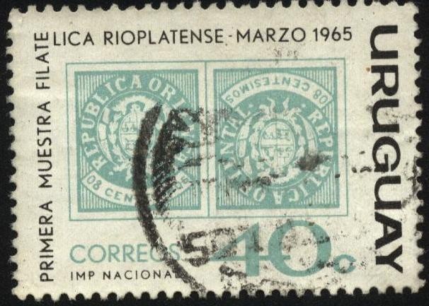 Primera muestra filatélica Rioplatense. Marzo 1965.