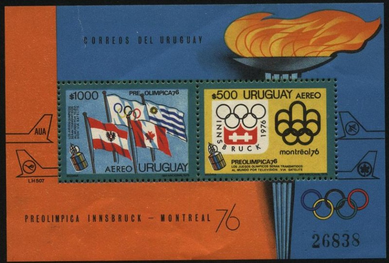 Serie preolímpica de  Austria y Canadá. Innsbruck 76 y Montreal 76.