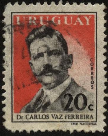 Dr. Carlos Vaz Ferreira. Destacado filósofo uruguayo. 1872-1958 