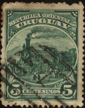 La primer Locomotora de Uruguay del año 1861. 
