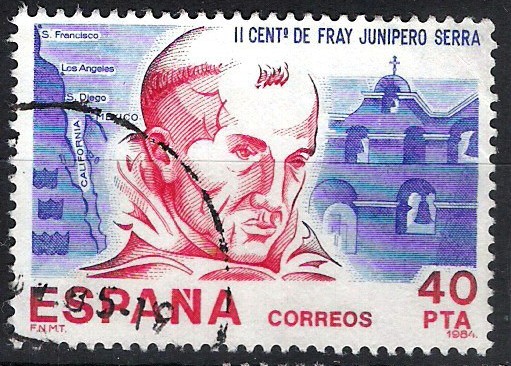 2775 2º Cent.º de la muerte de Fray Junipero Serra.