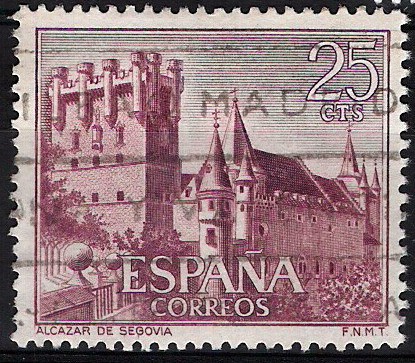 1739 Castillos. Alcázar de Segovia.