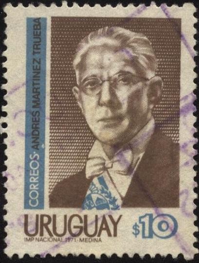 Andrés Martinez Trueba. 1884 - 1959 Profesor, químico y político uruguayo. Presidente constitucional