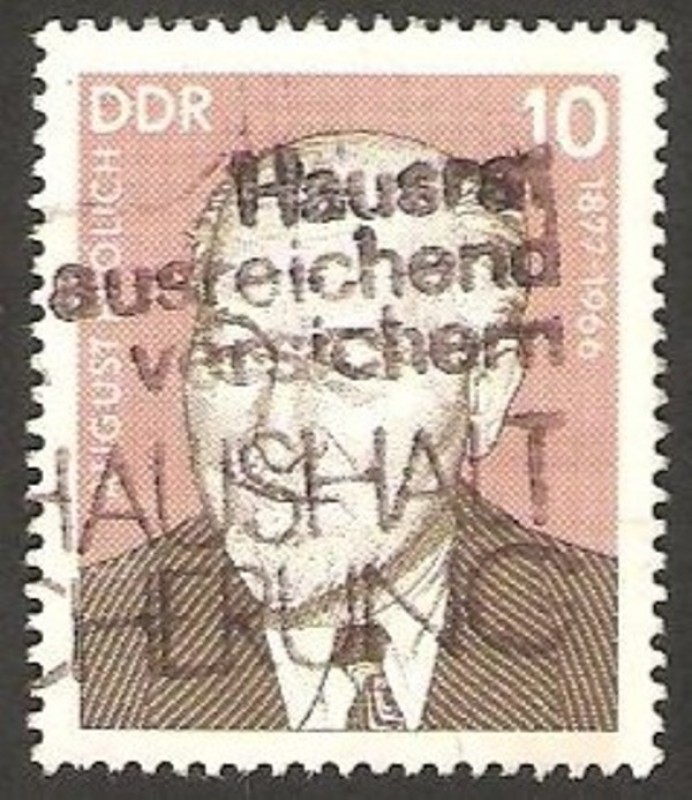 august frolich, del movimiento obrero alemán