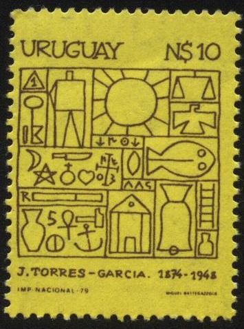 Joaquín Torres García. 1874 — 1948. Artista plástico y teórico del arte uruguayo catalán.  Fundador 