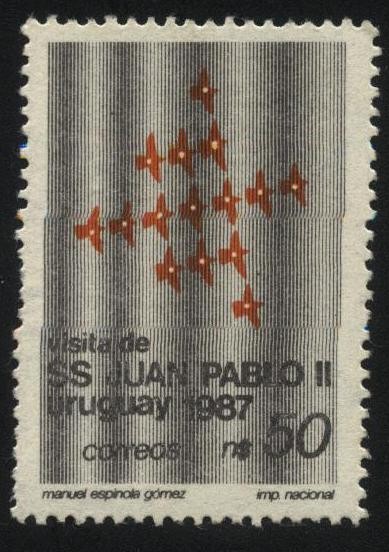Visita de su santidad Juan Pablo II, a Uruguay en el año 1987. 