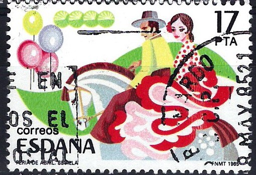 2783 Fiestas populares de España. La Feria de Abril de Sevilla.