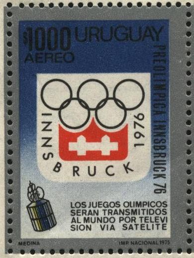 Olimpíadas de invierno en Innsbruck 1976. Transmisión de los juegos olímpicos vía satélite.
