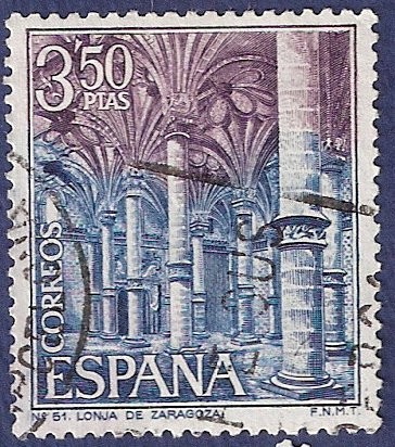 Edifil 1986 Lonja de Zaragoza 3,50