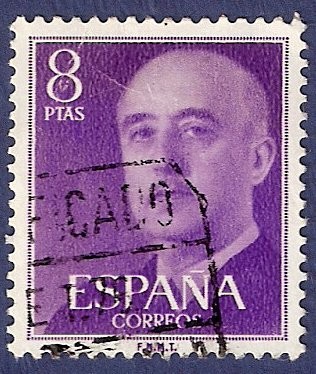 Edifil 1162 Serie básica Franco 8 ÚLTIMO