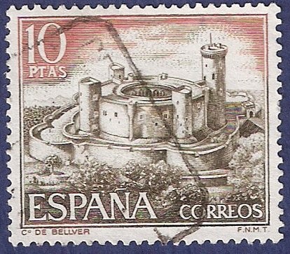 Edifil 1981 Castillo de Bellver 10 (últ)
