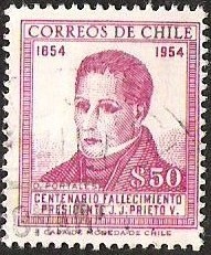 CENTENARIO FALLECIMIENTO PRESIDENTE J. J  PRIETO - DIEGO PORTALES