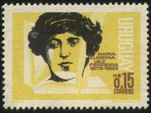 María Eugenia Vaz Ferreira, 1875 - 1924. Profesora y poetisa uruguaya.
