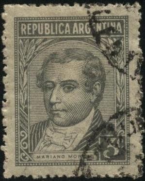 Mariano Moreno.  1778 - 1811. Abogado, periodista y político de las Provincias Unidas del Río de la 