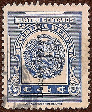 Sobrecarga. Escudo República Peruana