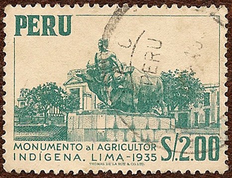 Monumento al Agricultor Indígena, Lima - 1935