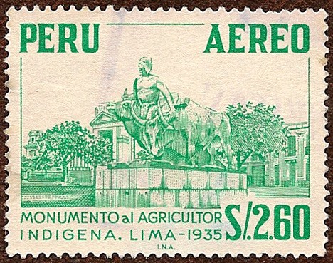 Monumento al Agricultor Indígena, Lima - 1935