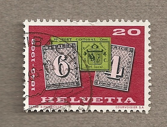 150 Aniversario sello suizo