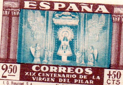 XIX Centenario de la Venida de la Virgen del Pilar a Zaragoza