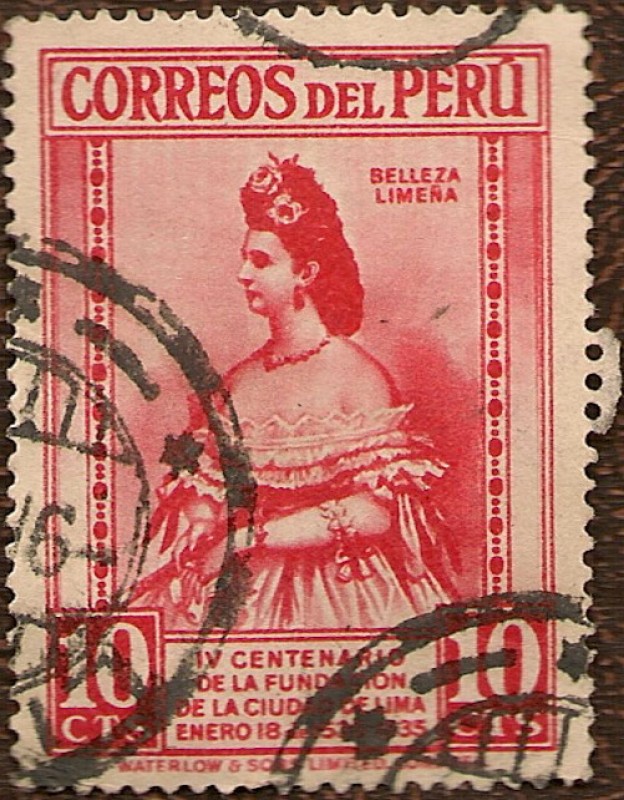 IV Centenario de la Fundación de la Ciudad de Lima, Enero 18 de 1535-1935 / Belleza Limeña
